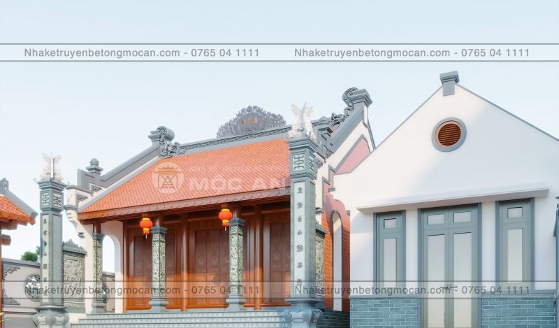 Mỹ Hào Hưng Yên - nhà kẻ truyền bê tông giả gỗ