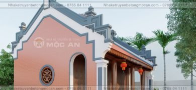 Nhà thờ họ Gia Khánh Gia Lộc Hải Dương - nhà kẻ truyền bê tông giả gỗ